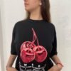 REMERA OVERSIZE NEGRA