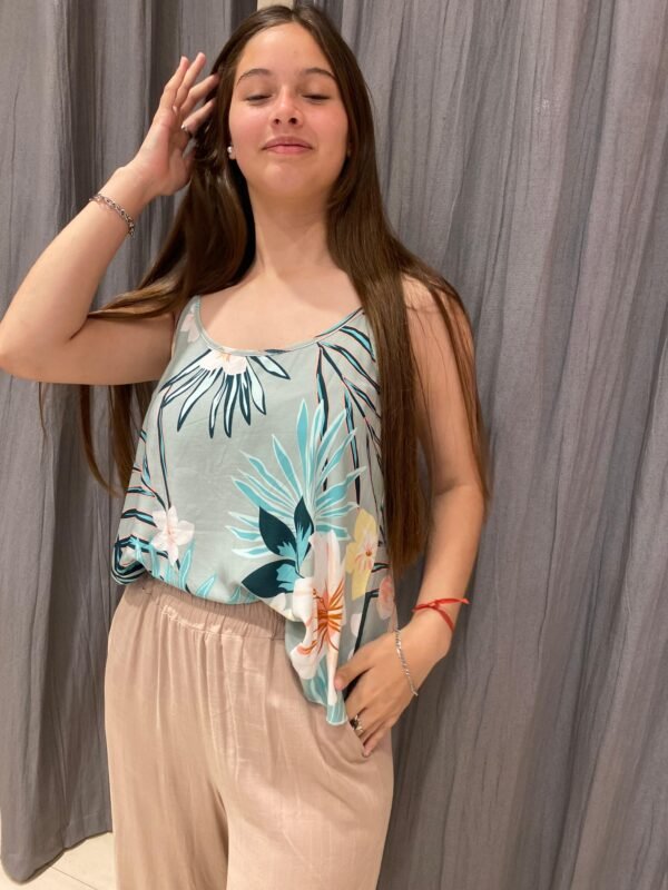MUSCULOSA FIBRANA ESTAMPADA