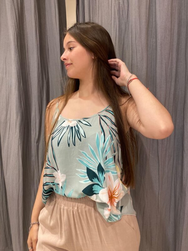MUSCULOSA FIBRANA ESTAMPADA