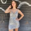 VESTIDO LENTEJUELAS