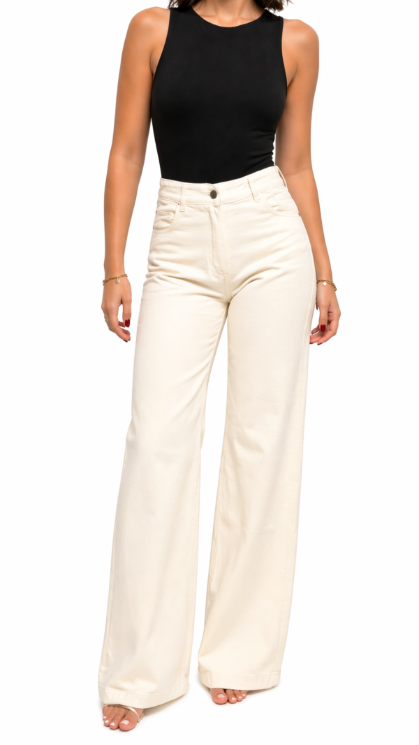 JEANS PALAZZO NATURAL