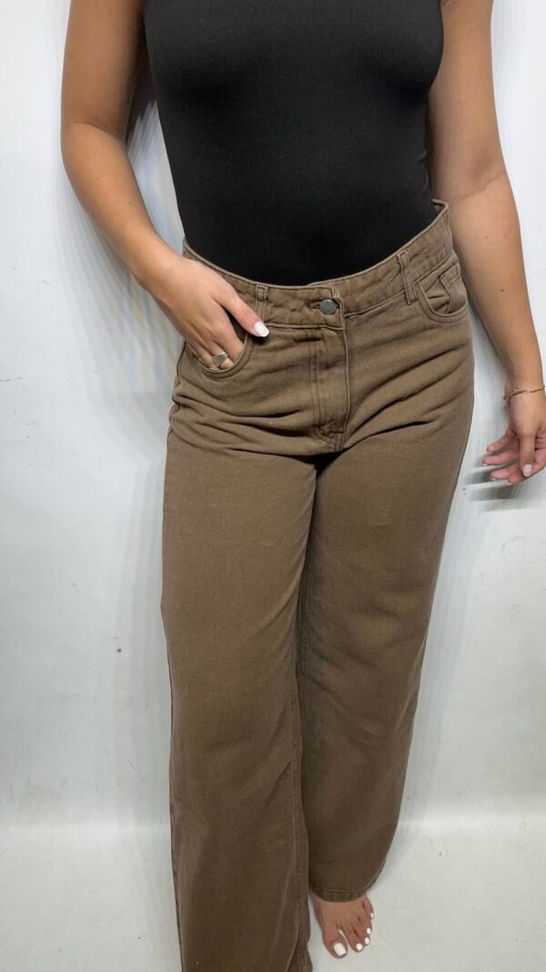 JEANS PALAZZO CHOCOLATE
