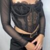 TOP CORSET ENCAJE
