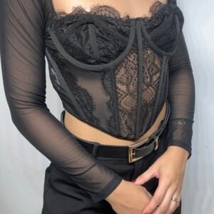 TOP CORSET ENCAJE