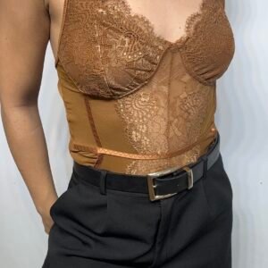 BODY ENCAJE CHOCOLATE