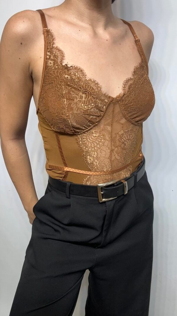 BODY ENCAJE CHOCOLATE