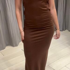 VESTIDO FIESTA CHOCOLATE