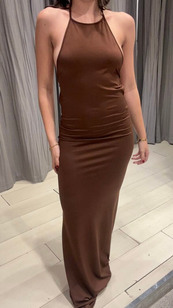 VESTIDO FIESTA CHOCOLATE