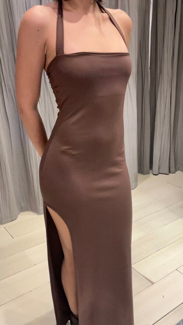 VESTIDO FIESTA CHOCOLATE