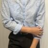 CAMISA BRODERIE CELESTE